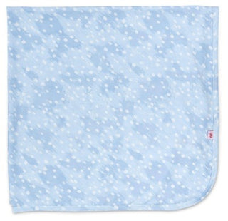 Blue Doeskin Blanket: 30"x30"