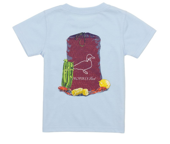 Crawfish Sack SS Periwinkle: