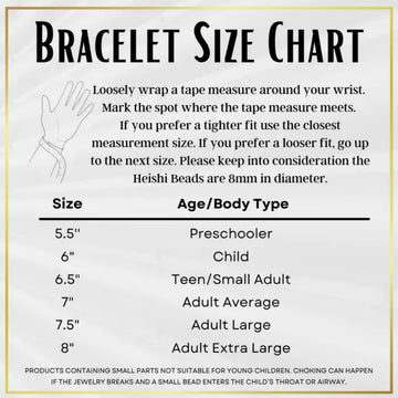 Patriotic Gold Barrel Heishi Bracelet - 0