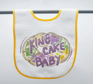 King Cake Baby Bib