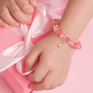Color Me Happy: Pink Ballet Shoe Bracelet