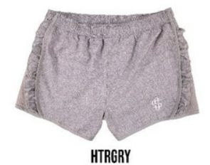 Buy heather-grey Simply Southern Prep Shorts: