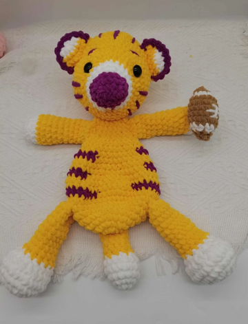 Crocheted Tiger Lovey