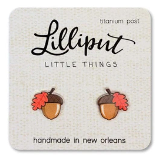 Fall Acorn Earrings