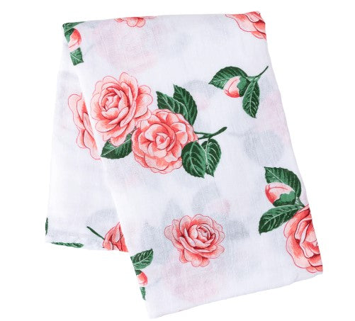Swaddle Blanket: Camellia