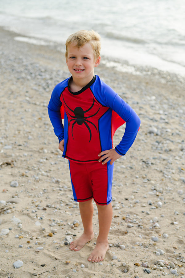 Super Spider Swimsuit (Size 3-4)