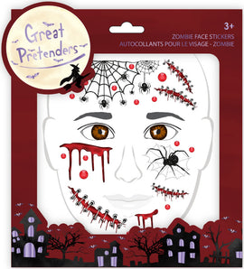 Zombie Face Stickers