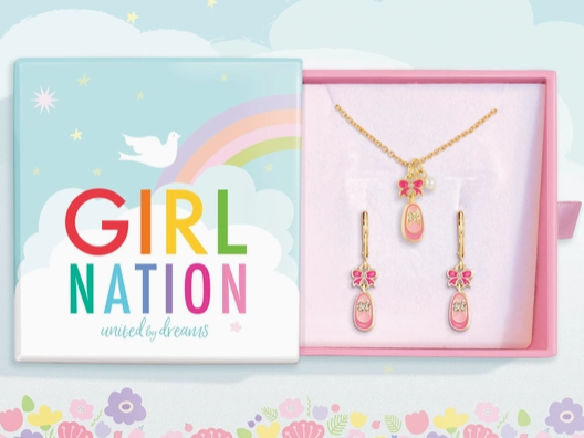 Crystal Necklace & Lever Back Earring Gift Set: