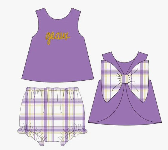 GEAUX Bloomer Set: