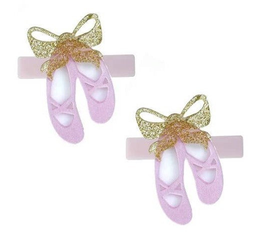 Ballet Slippers Alligator Clips