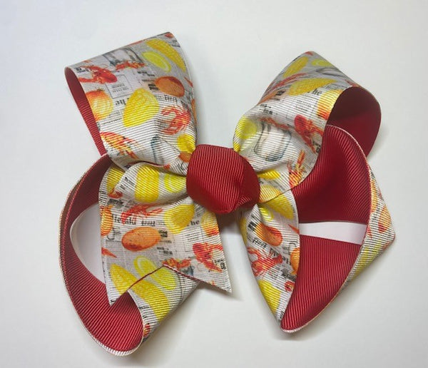 Crawfish Boil Bow (Large)