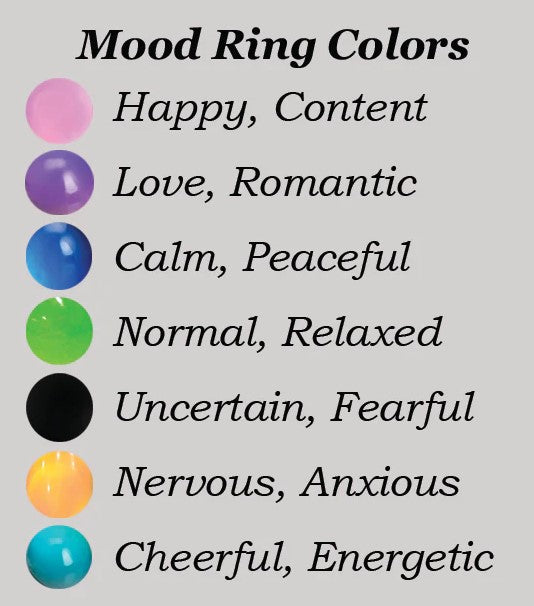 Sterling Silver Square Mood Ring