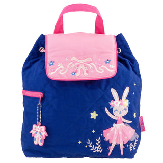 Quilted Backpack: Ballet Bunny