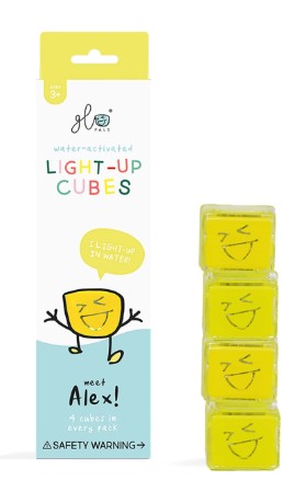 Glo Pals: 4pk Yellow Cubes