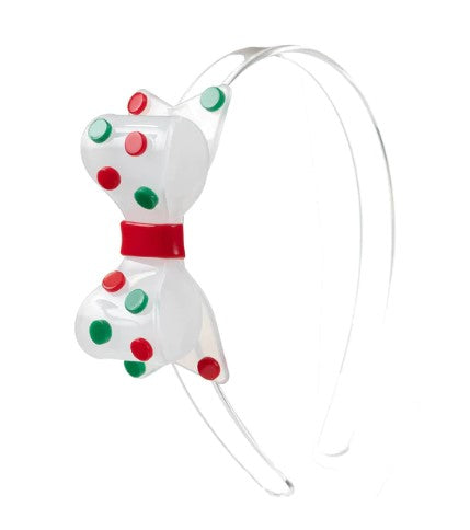 Red & Green Polka Dots Headband