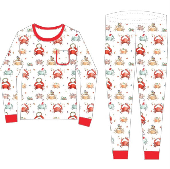 He Sees You When You're Crabby Pajamas