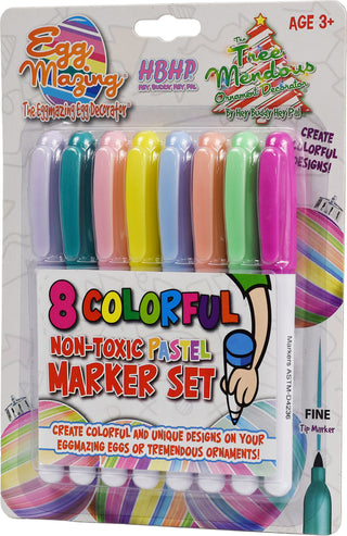 8 Pack Pastel Marker Refill