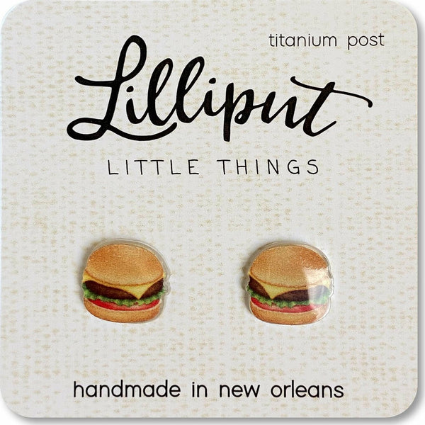 Cheeseburger Earrings