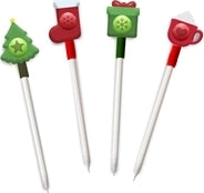 OMG Pop Fidgety PENS with TOPPERS XMAS