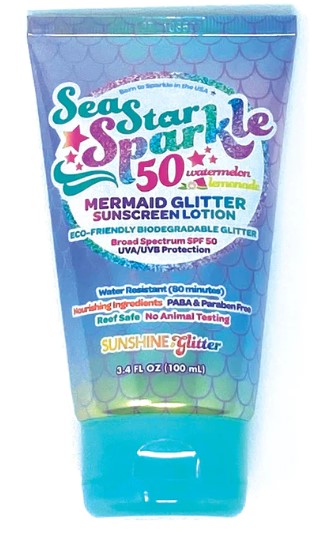 Sea Star Sparkle Mermaid Glitter Sunscreen SPF50