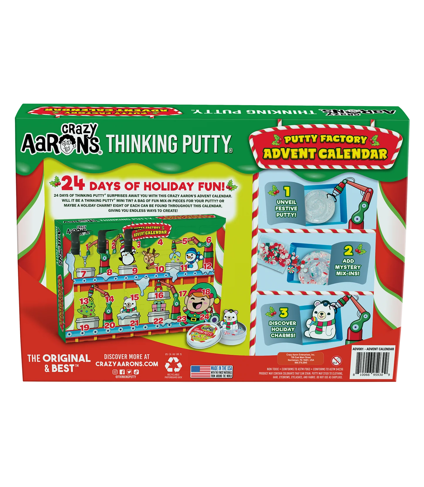 Putty Factory Advent Calendar - LOCAL PICK UP ONLY