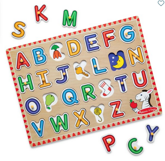 Alphabet Peg Puzzle