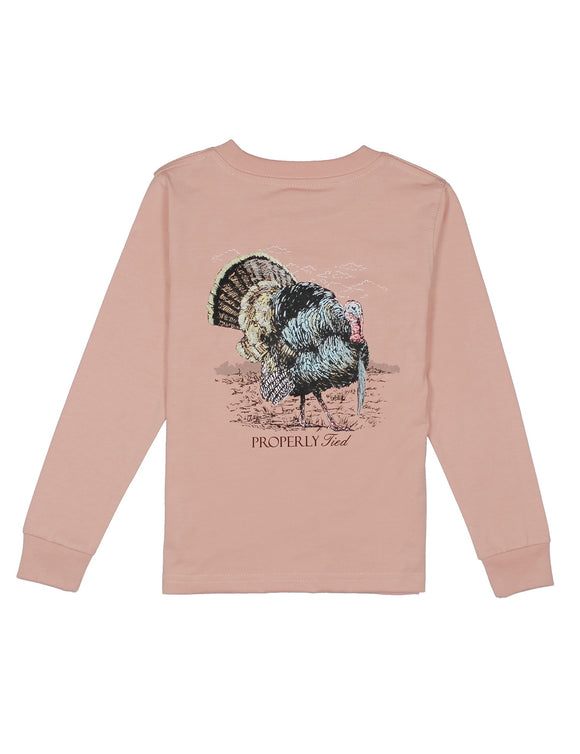 Gobbler Long Sleeve Peach: