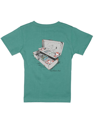 Tackle Box Short Sleeve Teal