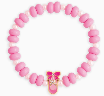 Ballet Shoe Sparkle Bead Believer Bracelet
