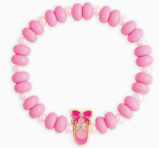 Ballet Shoe Sparkle Bead Believer Bracelet