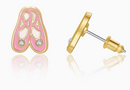 Ballet Slipper Stud Earrings-1