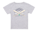Baseball Shield Short Sleeve Gray Tee-1