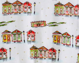 Bayou Wonderland Organic Cotton Zippy Pjs: