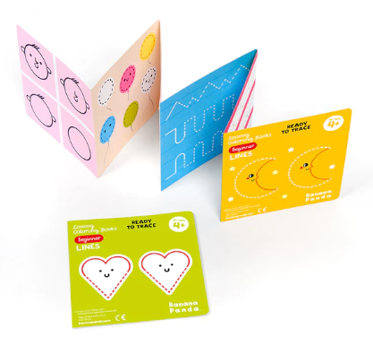 Looong Coloring Books: Beginner Lines