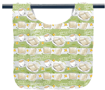 Beignet Baby Bib