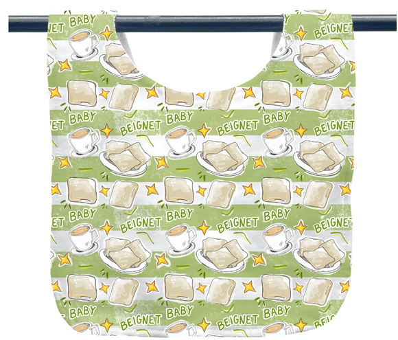 Beignet Baby Bib