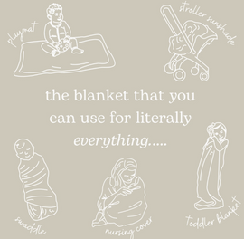 Pink Stork Everything Blanket - 0