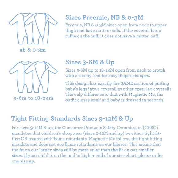 Blue Doeskin Magnetic Coverall: