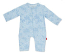 Blue Doeskin Magnetic Coverall:-1