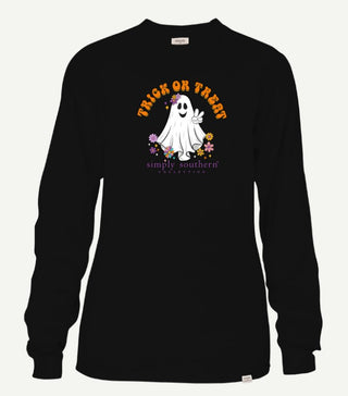 Boo Crew Tshirt (LS):