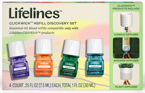 ClickWick™ Refills - 4-pk Discovery Set