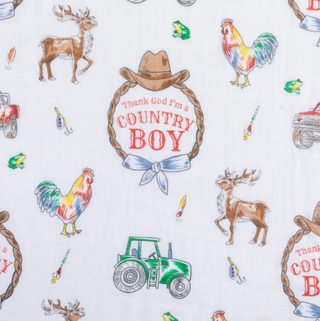 Swaddle Blanket: Country Boy