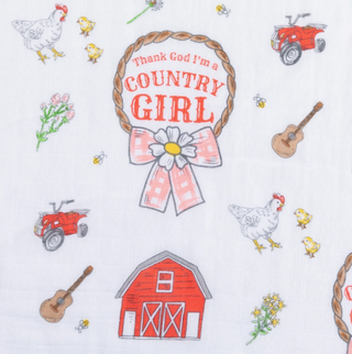 Swaddle Blanket: Country Girl