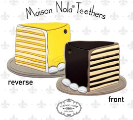Louisiana-Theme Teether: Doberge Cake