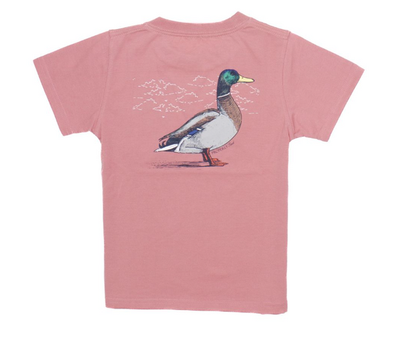 Duck Short Sleeve Salmon: