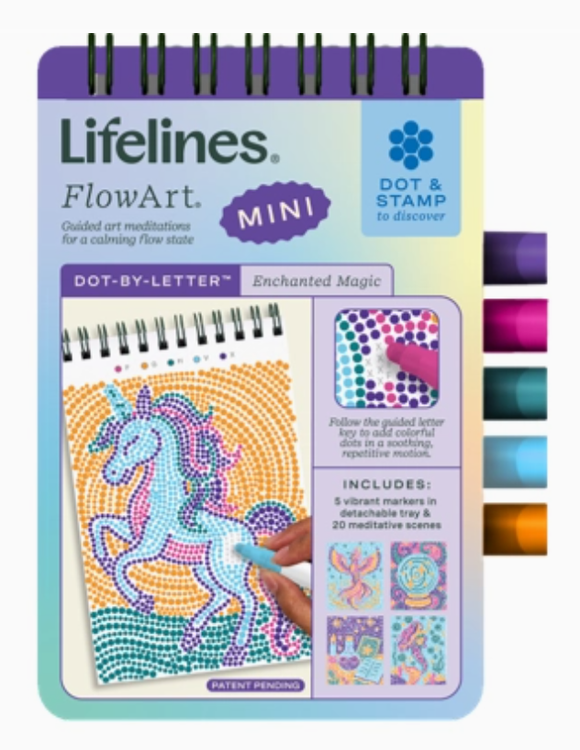 Flowart Mini: Dot-By-Letter - Enchanted Magic