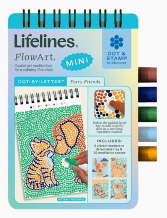 Flowart Mini: Dot-By-Letter - Furry Friends