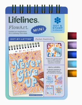 Flowart Mini: Dot-By-Letter - Pocket Positivity