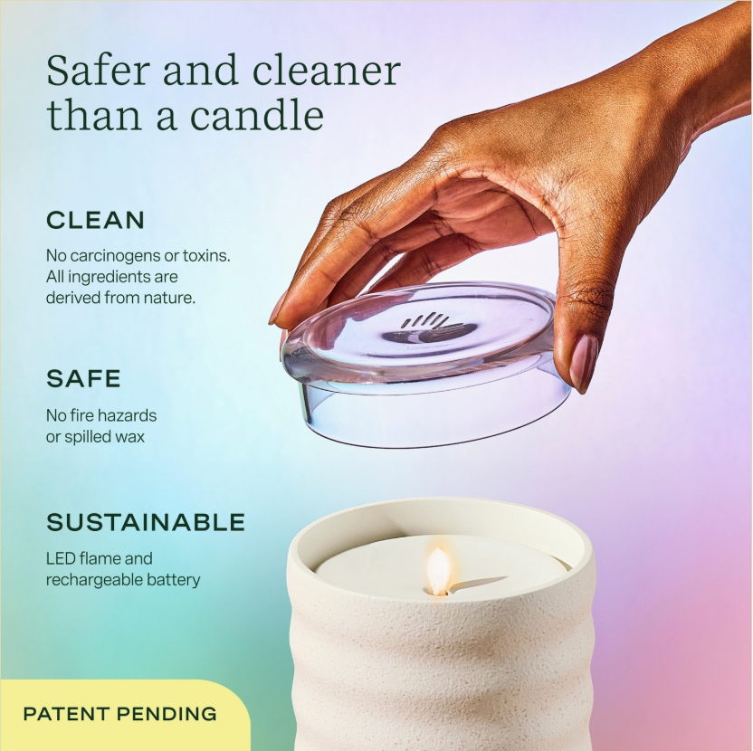 Lifelines Flameless Candle Diffuser Bubble (Cream)