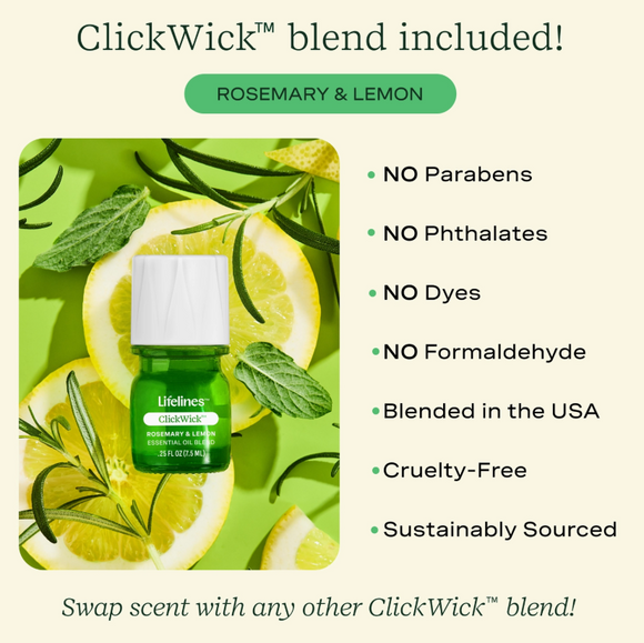 Lifelines Flameless Candle Diffuser Bubble (Cream)